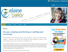 Tablet Screenshot of elainebaileyinternational.com